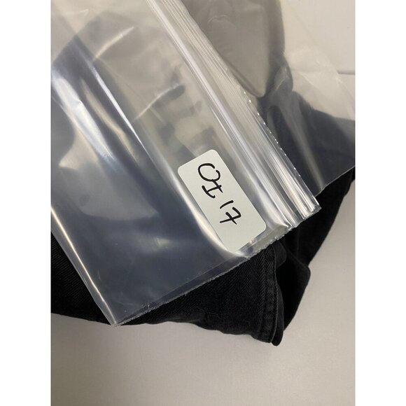 NEW Asos Black Elastic Waist Curve Jean Shorts Womens Plus size 22 Cotton - Picture 6 of 11